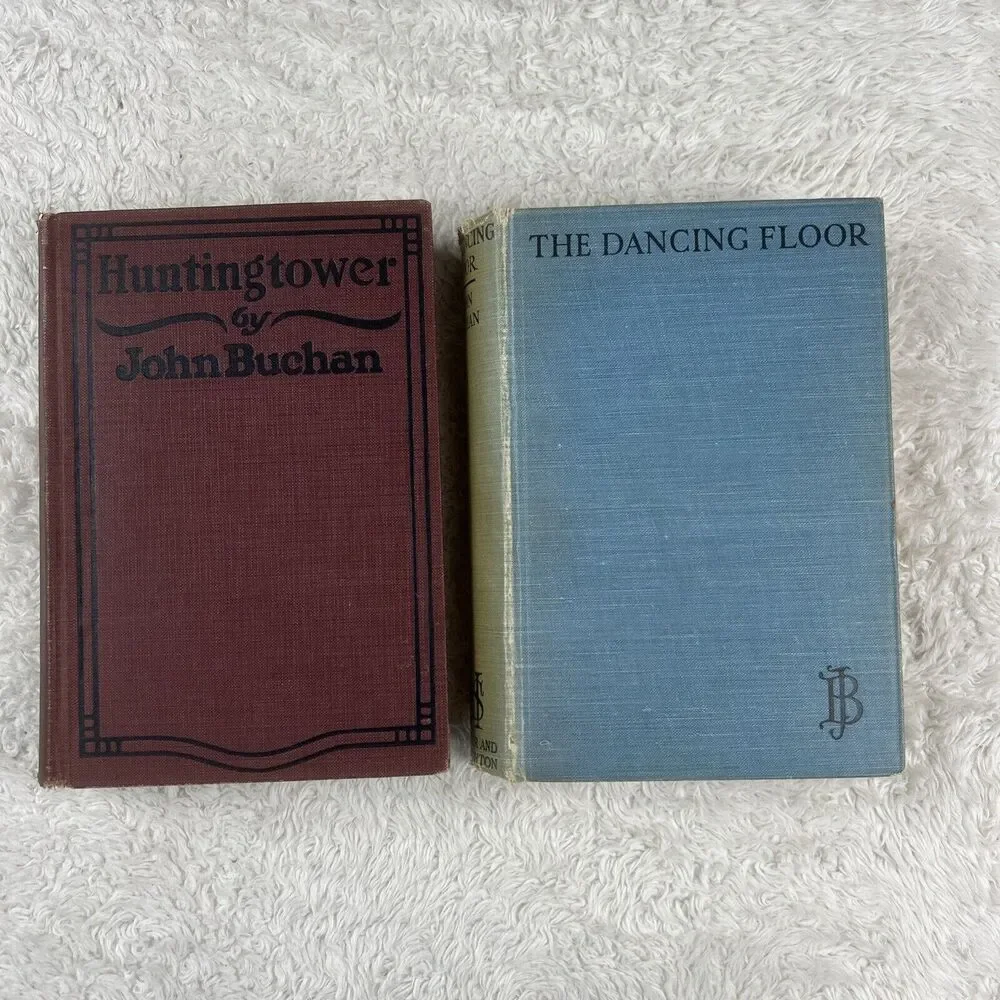 The Dancing Floor 1926 and Huntingtower 1922 John‎ Buchan first edition HC FAIR